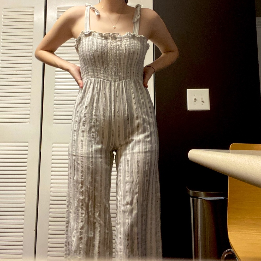 Cropped jumpsuit! Looks New